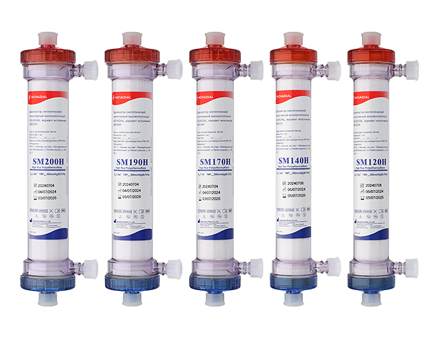 Диализаторы синтетические капиллярные высокопоточные  NOVADIAL