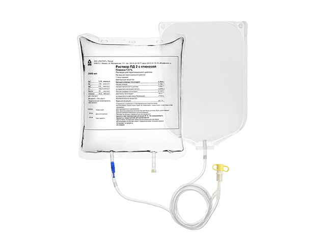 Растворы для перитонеального диализа РАСТВОР ПД 2 С ГЛЮКОЗОЙ