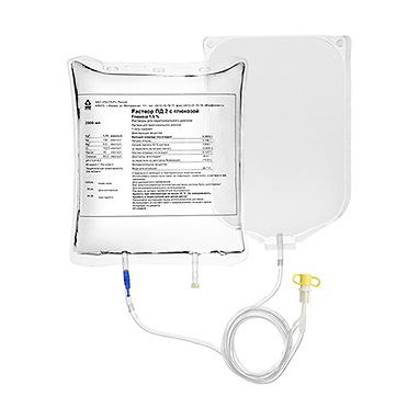 Растворы для перитонеального диализа РАСТВОР ПД 2 С ГЛЮКОЗОЙ